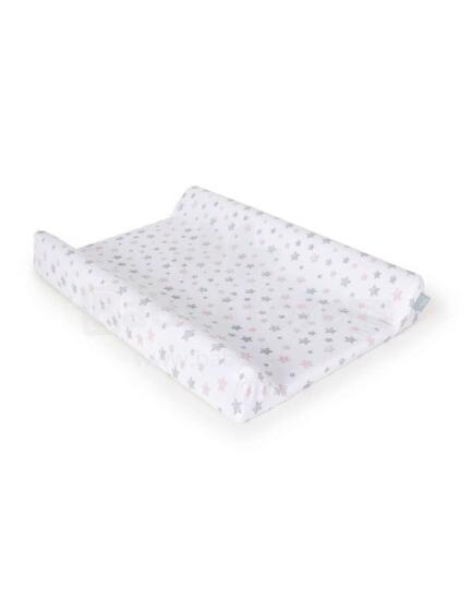 Ceba Baby Changing Mat Cover Art.155685 Candy Pink Stars Pārtinamā galda pārklājs (70x50cm)