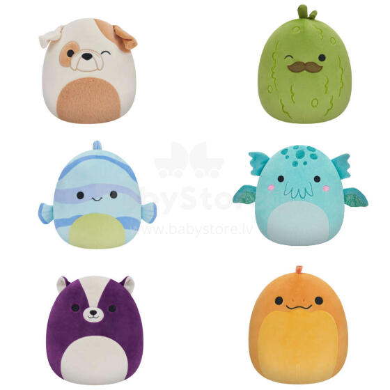 SQUISHMALLOWS W16 Plīša rotaļlieta, 19 cm
