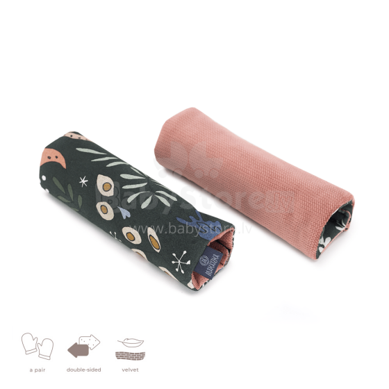 Makaszka Stroller Strap Cover Art.155917 Накладка на ремень безопасности, 2 шт.