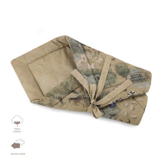 Makaszka Blanket Art.155920 Mazuļu konvertiņš no organiskās kokvilnas (75x75 cm)