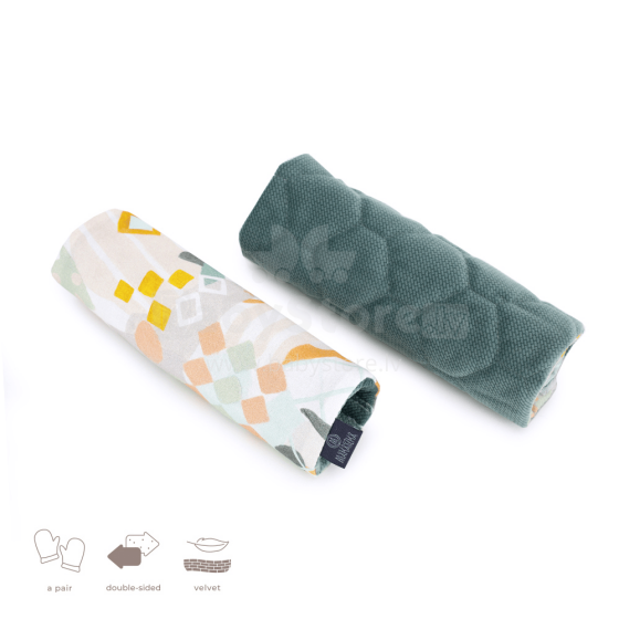 Makaszka Stroller Strap Cover Art.155943 Накладка на ремень безопасности, 2 шт.
