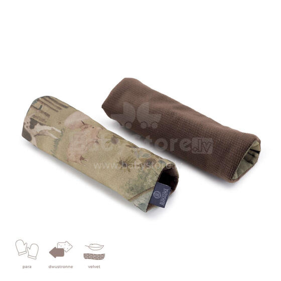 Makaszka Stroller Strap Cover Art.155945 Накладка на ремень безопасности, 2 шт.