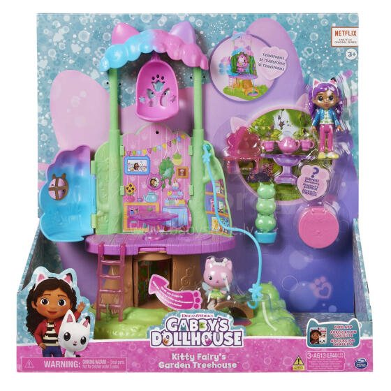 GABBY´S DOLLHOUSE playset Kitty fairy´s garden treehouse