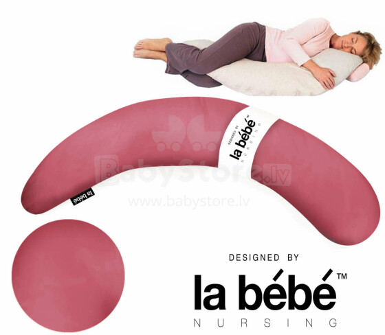 La Bebe™ Moon Pregnancy PIllow Art.156000 Geraldine Didelė pagalvė nėščioms moterims su silikono sintepono (rutulinio sintepono) įdaru (ypač minkštas ir tylus) 185cm