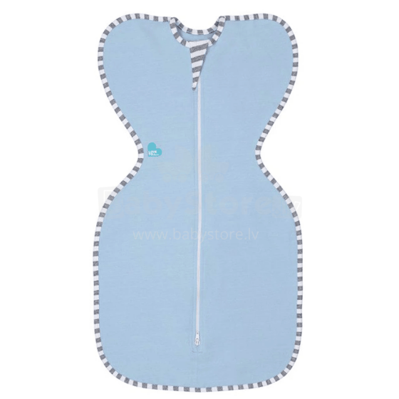 Love To Dream Swaddle Up Organic Blue M Art. LTD-L1001001BLS Хлопковая пелёнка для комфортного сна, пеленания M раз.