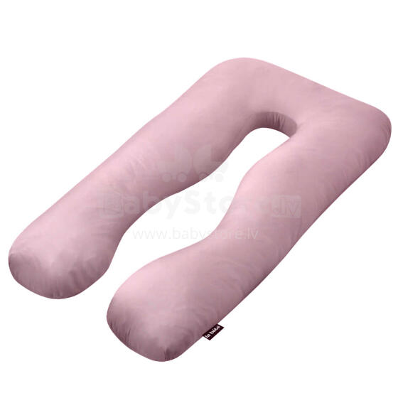 La Bebe™ Cushy Pillow Cover Art.156025 Pink Дополнительный чехол [навлочка] для подковки (U-Shaped)