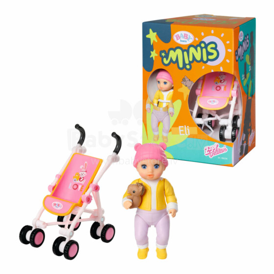 BABY BORN Minis Игровой набор коляска для куклы