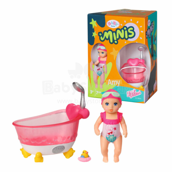 BABY BORN Minis rotaļu komplekts Vanna