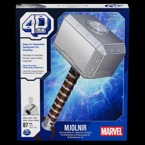 MARVEL 4D Puzzle Thor Hammer