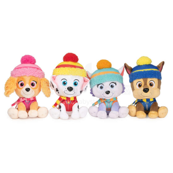 PAW PATROL Plush Winter pups, 15 cm