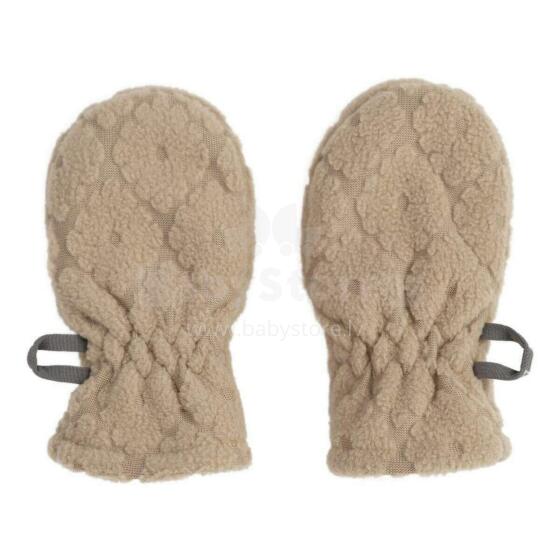 Lodger Mittens Folklore Art.MTF630_12-24 Beige Флисовые варежки 12-24 мес.