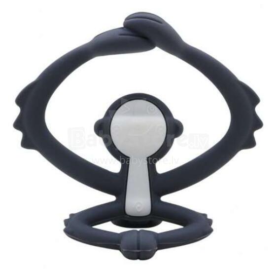 Mombella Monkey Teether Toy  Art.P8134 Grey Silikona kožamā rotaļlieta Mērkaķis
