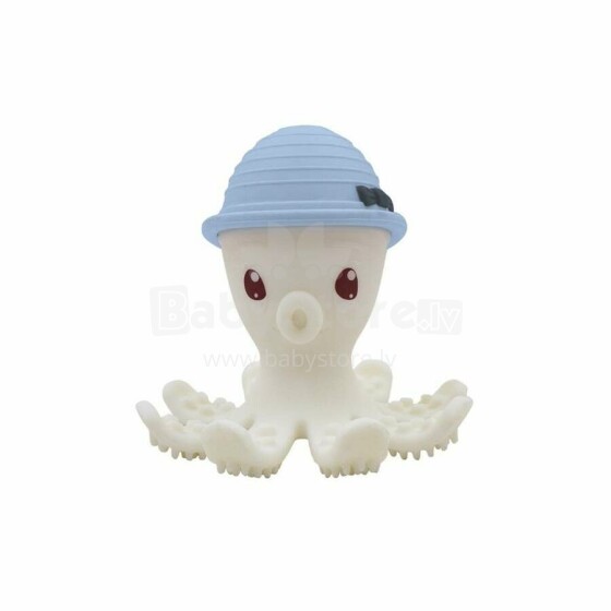 Mombella Octopus Teether Toy  Art.P8125 Light Blue Kožamā rotaļlieta Astoņkājis