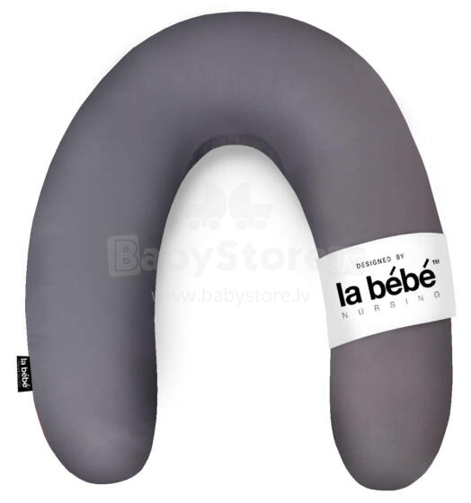 La Bebe™ Rich Cotton Cover Art.156262 Dark Grey Дополнительный чехол [навлочка] для подковки 30x104cm
