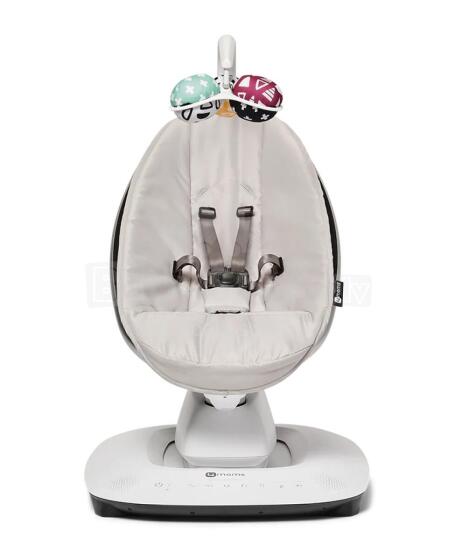 4moms MamaRoo 5.0 Infant Seat Art.156279 Classic Grey Revolucionārs šūpuļkrēsliņš/gudras šūpoles