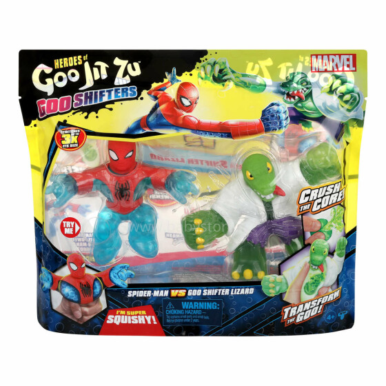 HEROES OF GOO JIT ZU Marvel Goo Shifters Hahmot taistelupakkaus