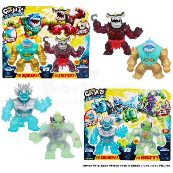 HEROES OF GOO JIT ZU Deep Goo Sea Verses  Pack, фигурки, 2 шт W9