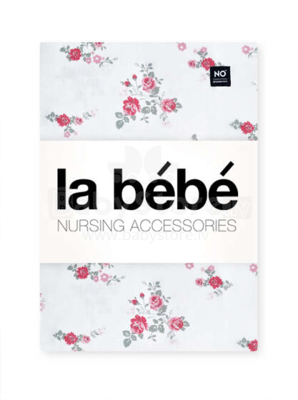 La bebe™ Cotton Nappy Art.156414 Flowers Nappies (cotton) 75x75cm
