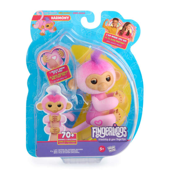 Fingerlings Interaktīva rotaļlieta Pērtiķītis