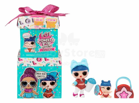L.O.L. Surprise doll Confetti pop birthday sisters