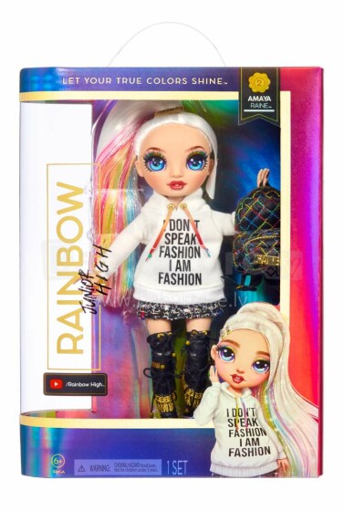 RAINBOW HIGH Junior High Doll Amaya Raine, 23 cm