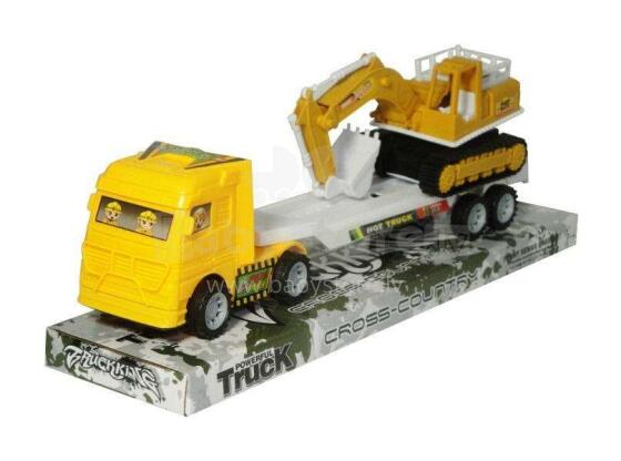 Construction truck with a Swede trailer Art.G6023 Машинка