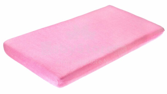 Sensillo Frote Sheet Art.SILLO-2145 Pink  Palags ar gumiju 120x60cm