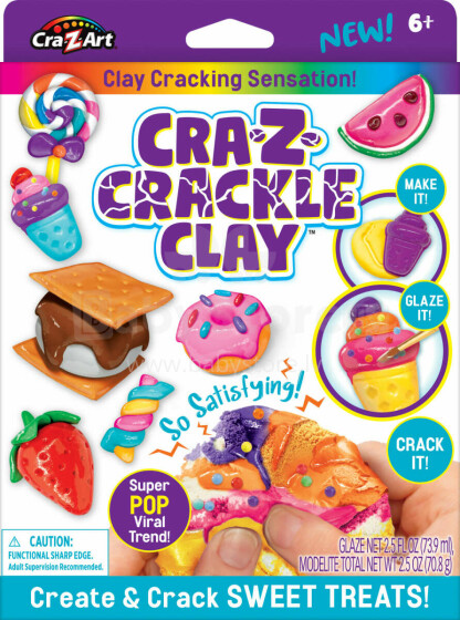 Cra-Z-Crackle Muovailusavisetti Sweet Treats