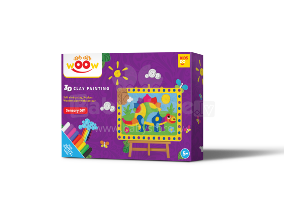 KIDS DO  Art.WP1503 3D glezna no viegla plastilīna Dinozaurs