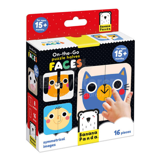 Banana Panda On-the-Go Puzzle Halves Faces Art.49105 пазл (16шт.)