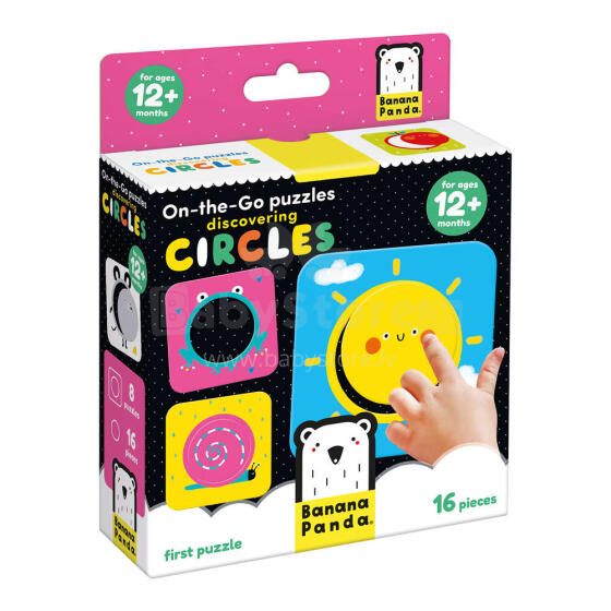 Banana Panda On-the-Go Puzzles Discovering Circles Art.49098