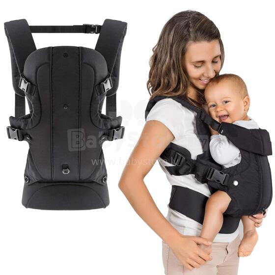 Fillikid Front Carrier Art.156837 Black 2-in-1 baby carrier (3.6 to 15 kg)