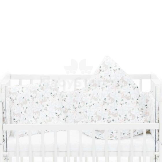 Fillikid Bedset  Nino Luxe Art.6810-75 kangaroo 4 detaļu komplekts Nino sānu gultai