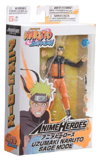 ANIME HEROES Naruto фигурка с аксессуарами, 16 см - Uzumaki Naruto Sage Mode