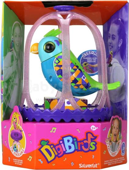 SILVERLIT interactive bird with cage Digibirds
