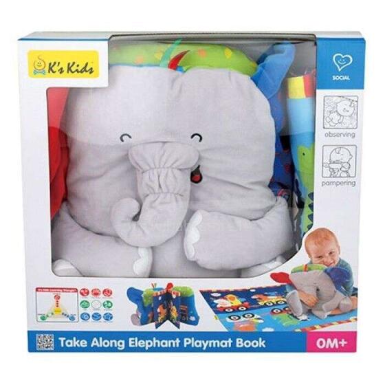 K's Kids Take Along Elephant Art.KA10754 Attīstošās rotaļlietas