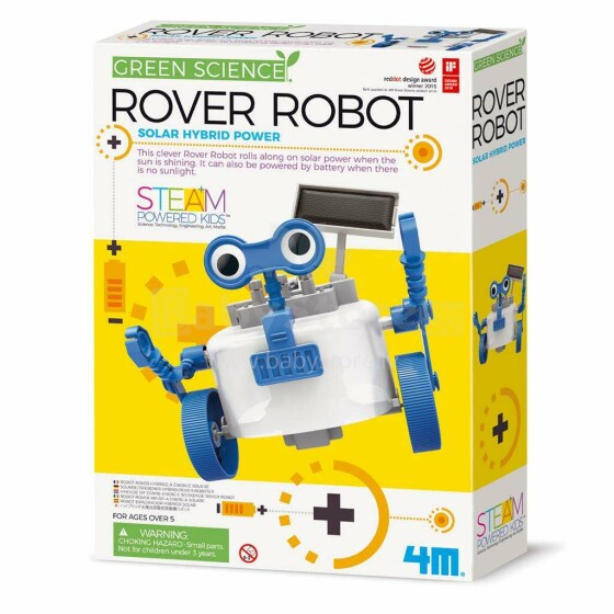 4M Hybrid Solar Engineering Rover Robot Art.00-03417  Zinātniskais komplekts