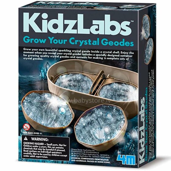 4M Crystal Growing Art.00-03919 rinkinys Mes auginame kristalus