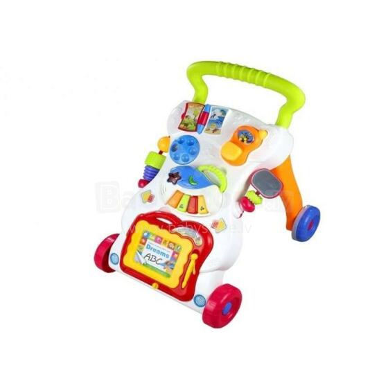 Push Walker 3 in 1 Art.59755 Stumjamā rotaļlieta mazuļa pirmajiem soļiem