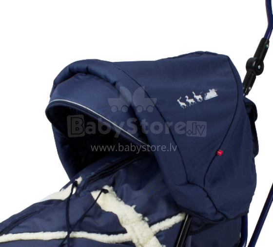 Piccolino Art.157118 Navy Капюшон для санок