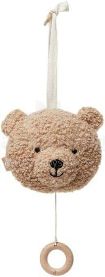 Jollein Musical Teddy Bear Art.043-001-67005 Biscuit Подвесная музыкальная игрушка на  коляску/кроватку