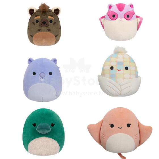 SQUISHMALLOWS Plīša rotaļlieta, 12 cm, W17