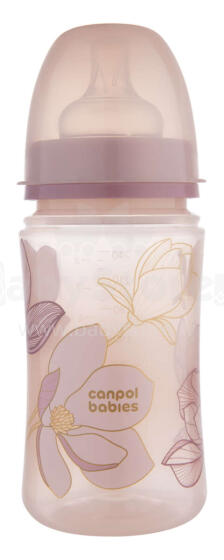 CANPOL BABIES Canpol Babies EasyStart pretkoliku pudelīte, 240ml, GOLD, 35/240_pin