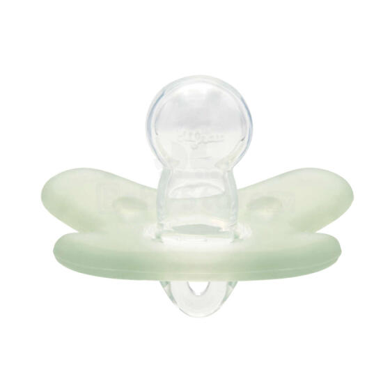 CANPOL BABIES 100% silikona knupītis, 0-6m, simetrisks, 1 gab., 24/001_gre