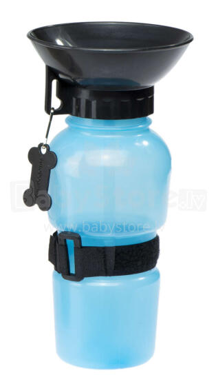 Ikonka Art.KX7697_2 Suņu ceļojumu pudele bidons 500ml zils
