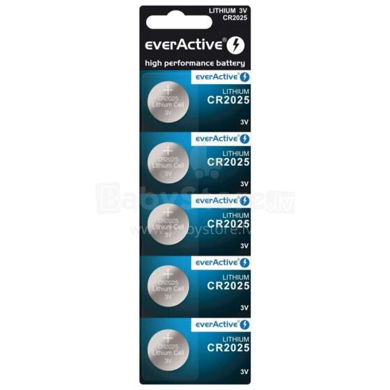 Ikonka Art.KX5880 Bateria everActive litowa CR2025 blister 5szt.
