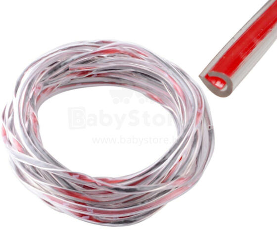 Ikonka Art.KX6864_5 Auto durvju malas bampera profils 15m caurspīdīgs