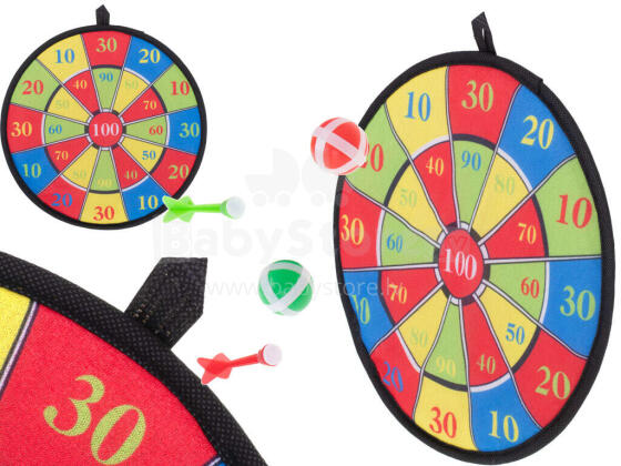 Ikonka Art.KX5619 Velcro dart game safe darts darts target 28cm