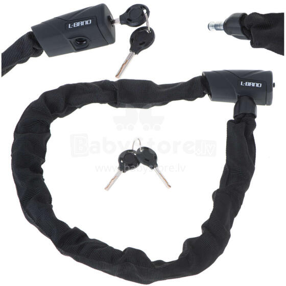 Ikonka Art.KX5057 L-BRNO bicycle safety lock key lock 90cm