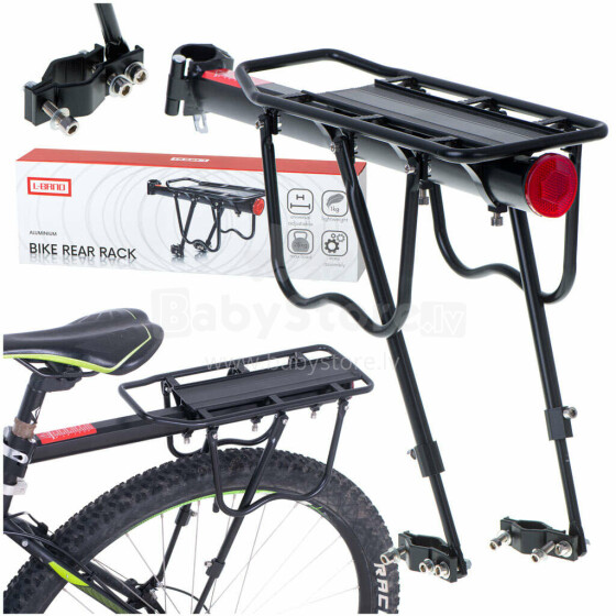 Ikonka Art.KX5054 L-BRNO Galinė dviračių bagažinė aliuminė universali